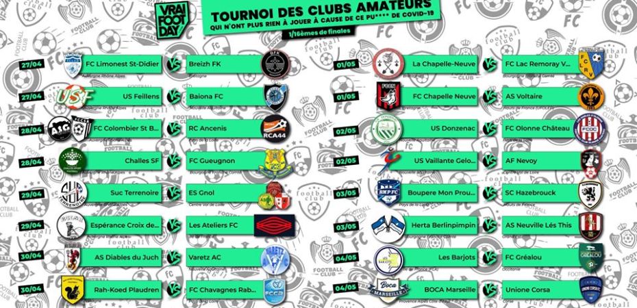 AS Voltaire Ufolep Football Amateur Nord Lille Saint André Club Equipe Entraîneur Joueur Arbitre Match Entrainement Recrutement