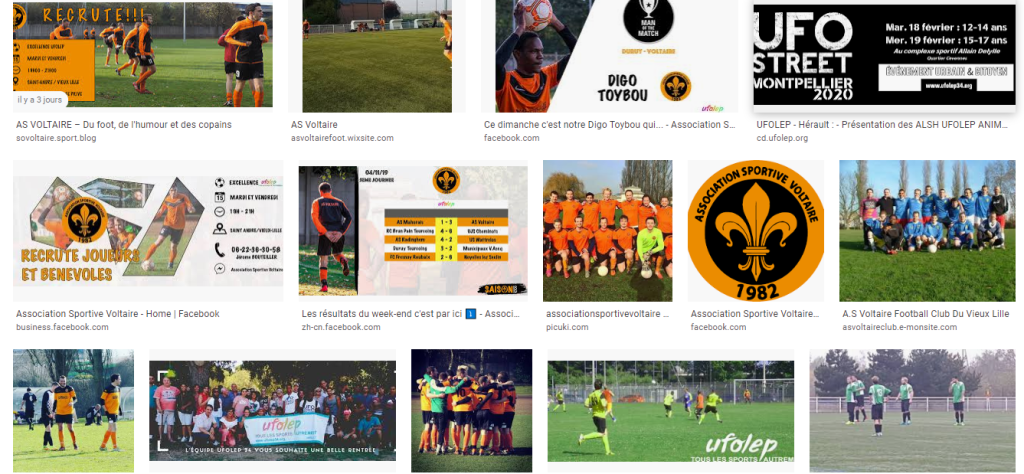 AS Voltaire Ufolep Football Nord Lille Saint André Club Equipe Joueur
Match Entrainement 